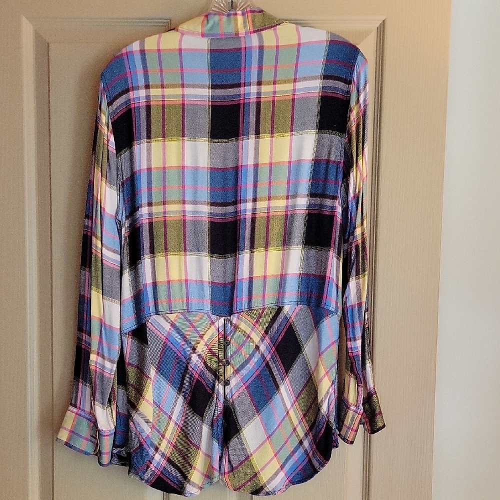 Talbots Multicolor Plaid Shirt - Picture 3 of 3